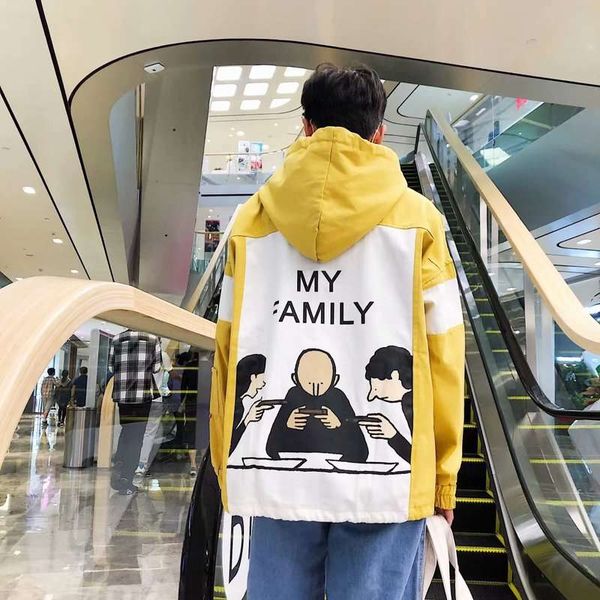 new autumn lovers' sweater hooded sports hip hop coat men's clothing korean version of cool fashion clothes, Gray
new autumn lovers' sweater hooded sports hip hop coat men's clothing korean version of cool fashion clothes, Gray
