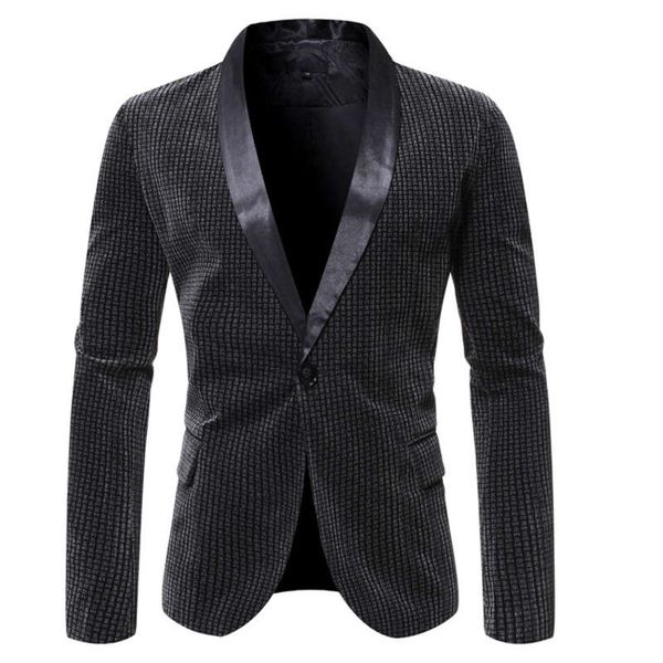 autumn and winter new trend men's single button suit business casual youth leather jacket, White;black
autumn and winter new trend men's single button suit business casual youth leather jacket, White;black