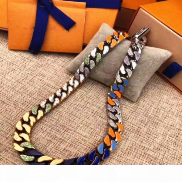 the classic necklace luxury jewelry design diamond 316l titanium steel engrave colored enamel thick chain links patches bracelet, Silver
the classic necklace luxury jewelry design diamond 316l titanium steel engrave colored enamel thick chain links patches bracelet, Silver