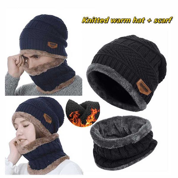 hats, scarves & gloves sets winter knit hats women thick warm beanies hat men riding outdoor beanie skullies knitted bonnet cap, Blue;gray
hats, scarves & gloves sets winter knit hats women thick warm beanies hat men riding outdoor beanie skullies knitted bonnet cap, Blue;gray