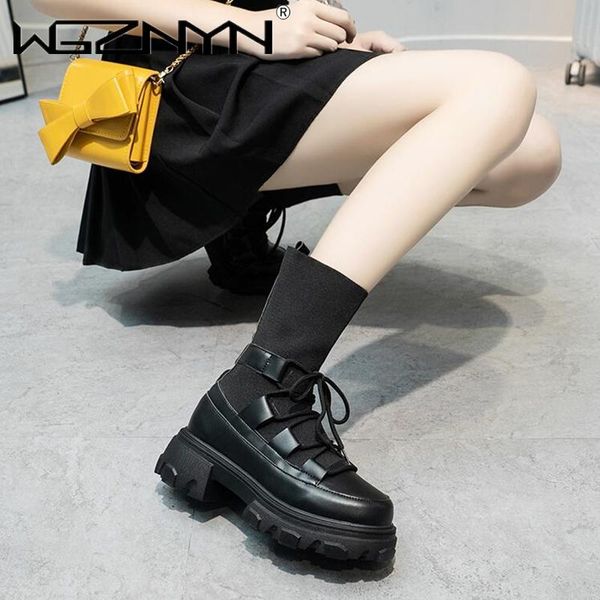 autumn botas women motorcycle ankle boots wedges female lace up platforms sneakers black leather socks shoes woman botas mujer
autumn botas women motorcycle ankle boots wedges female lace up platforms sneakers black leather socks shoes woman botas mujer