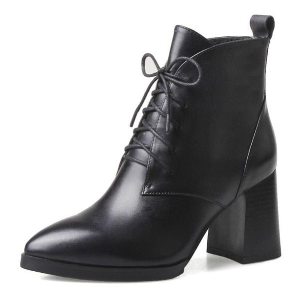 Meotina Autumn Ankle Boots Women Natural Genuine Leather Chunky Heel Short Boots Lace Up Super High Heel Shoes Lady Fall Size 39, Black
Meotina Autumn Ankle Boots Women Natural Genuine Leather Chunky Heel Short Boots Lace Up Super High Heel Shoes Lady Fall Size 39, Black