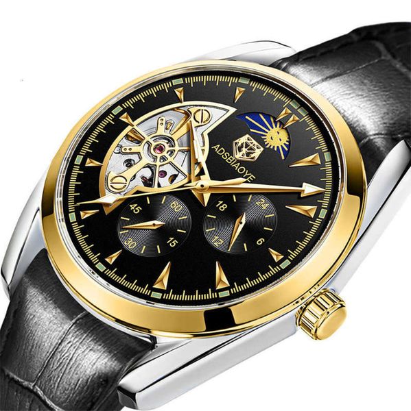 waterproof tourbillon watch swiss star adashi mechanical watch luminous automatic business men's watchhjjh, Slivery;brown
waterproof tourbillon watch swiss star adashi mechanical watch luminous automatic business men's watchhjjh, Slivery;brown