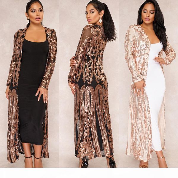 fashion women sequins outwear paisley long sleeve cardigan see-through blouse swimwear bathing suit, Black
fashion women sequins outwear paisley long sleeve cardigan see-through blouse swimwear bathing suit, Black