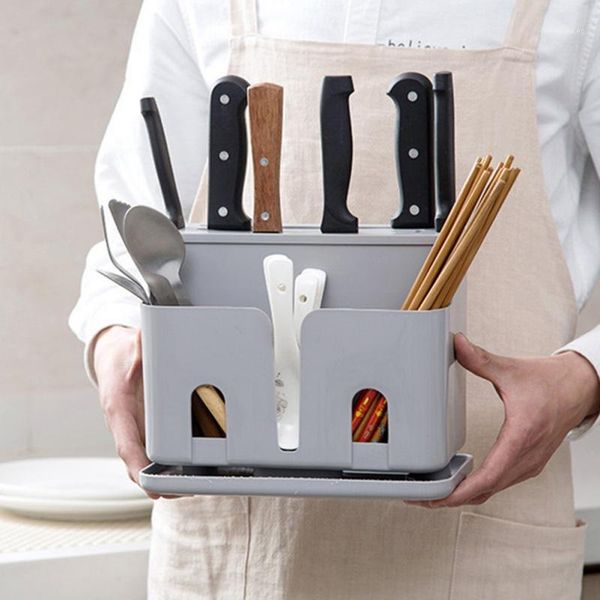 kitchenware storage box multi-functional chopsticks storage box knife holder with draining board new1
kitchenware storage box multi-functional chopsticks storage box knife holder with draining board new1