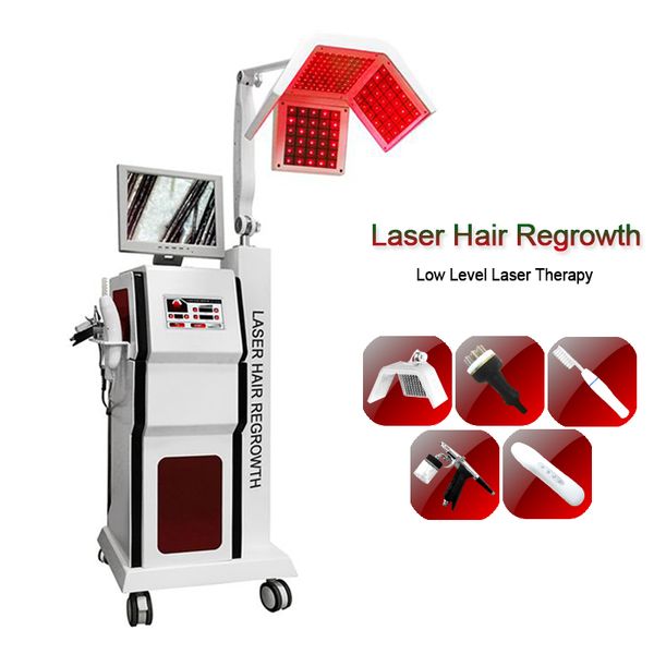 5 in 1 hair growth machine 650nm diode laser beauty hairs loss treatment pntherapy brush regrowth lazer machines, Black
5 in 1 hair growth machine 650nm diode laser beauty hairs loss treatment pntherapy brush regrowth lazer machines, Black
