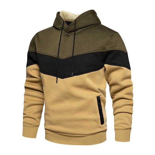mens patchwork hooded sweatshirt hoodies clothing casual loose fleece warm streetwear male fashion autumn winter outwear, Black
mens patchwork hooded sweatshirt hoodies clothing casual loose fleece warm streetwear male fashion autumn winter outwear, Black
