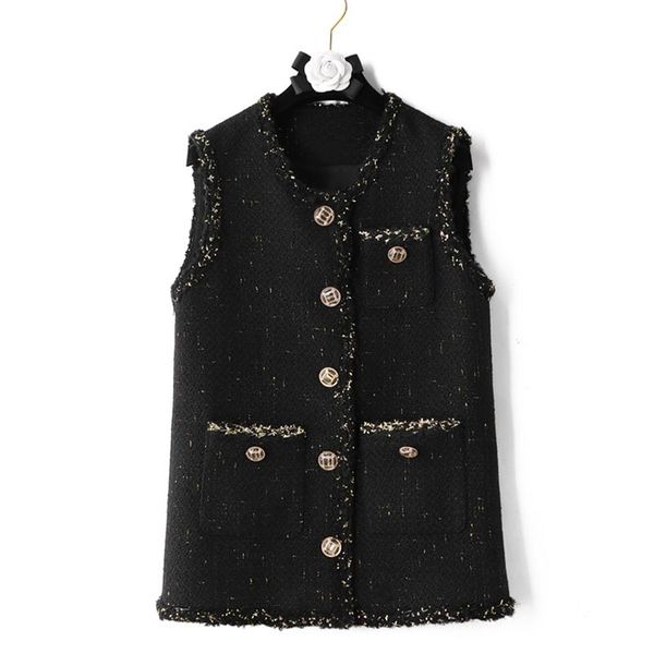new small fragrance vest women s spring net red waistcoat vest women s short black coat, Black;white
new small fragrance vest women s spring net red waistcoat vest women s short black coat, Black;white