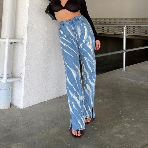 fnoce 2020 new women's pants jeans fashion trend casual youth graffiti high waist slim loose denim full straight pants for girl, Blue
fnoce 2020 new women's pants jeans fashion trend casual youth graffiti high waist slim loose denim full straight pants for girl, Blue