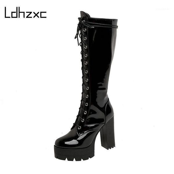 boots ldhzxc size 34-46 women knee high heel lady riding botas warm winter shoes round toe platform footwear1, Black
boots ldhzxc size 34-46 women knee high heel lady riding botas warm winter shoes round toe platform footwear1, Black