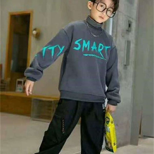 letter 2020 liner pullover cotton autumn and korean men's round neck winter children's wear, Black
letter 2020 liner pullover cotton autumn and korean men's round neck winter children's wear, Black