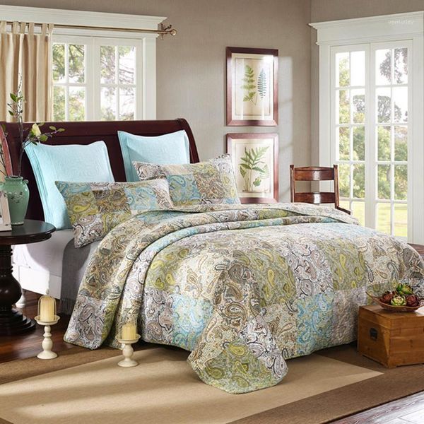 comforters & sets print bedspreads cotton quilt set 3pcs quilts quilted bed cover with 2 pillowcase queen size coverlet summer blanket1
comforters & sets print bedspreads cotton quilt set 3pcs quilts quilted bed cover with 2 pillowcase queen size coverlet summer blanket1