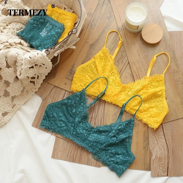 termezy lace lingerie women ladies bralette set vs bra soft comfortable underwear y200115, Red;black
termezy lace lingerie women ladies bralette set vs bra soft comfortable underwear y200115, Red;black