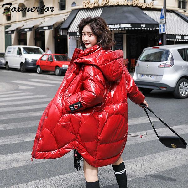 foxmertor winter white duck feather long down jacket women 2021 new red white hooded zipper loose large size down jackets sh190913, Black
foxmertor winter white duck feather long down jacket women 2021 new red white hooded zipper loose large size down jackets sh190913, Black