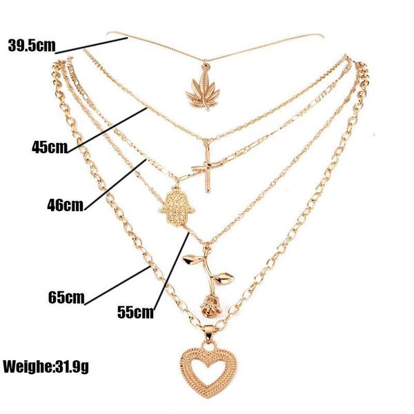 flower bohemian heart multilayered cross leaf pendant rose for women gold color necklace jewelry giftsjd0p
flower bohemian heart multilayered cross leaf pendant rose for women gold color necklace jewelry giftsjd0p