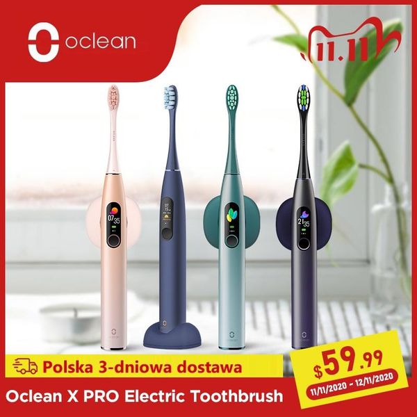 global version oclean x pro соник электрическая зубная щетка для взрослых ipx7 2-в-1 зарядное устройство держатель цветной сенсорный экран д
global version oclean x pro соник электрическая зубная щетка для взрослых ipx7 2-в-1 зарядное устройство держатель цветной сенсорный экран д