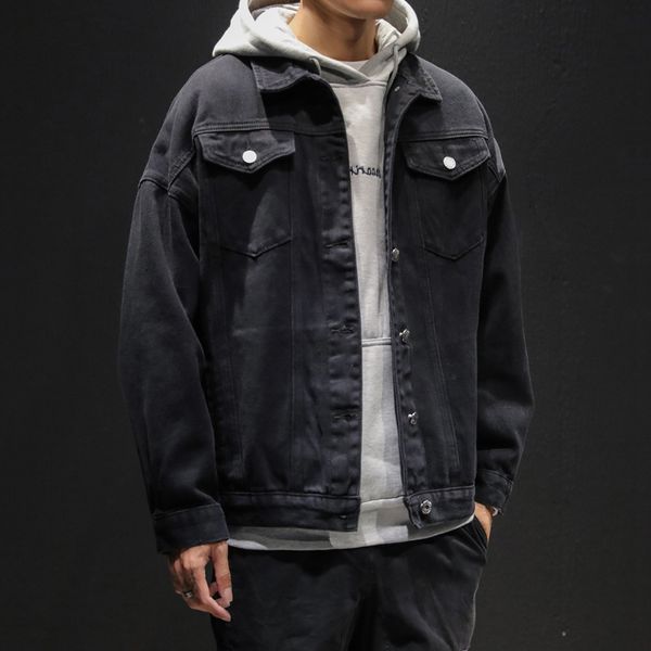 mens jackets men's spring autumn fashion loose denim casual handsome jean jacket coat youthful cowboy outerwear male 5xl, Black
mens jackets men's spring autumn fashion loose denim casual handsome jean jacket coat youthful cowboy outerwear male 5xl, Black