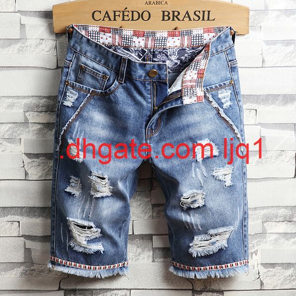Jeans men's spring new men's thin 5 / medium pants straight cut slim Jeans Shorts men's, Blue
Jeans men's spring new men's thin 5 / medium pants straight cut slim Jeans Shorts men's, Blue