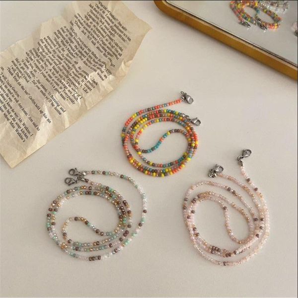 2021 new fashion jewelry acrylic imitation pearl glass crystal bead masked sunglasses glasses chain eyeglass eyewear wholesale, Silver
2021 new fashion jewelry acrylic imitation pearl glass crystal bead masked sunglasses glasses chain eyeglass eyewear wholesale, Silver