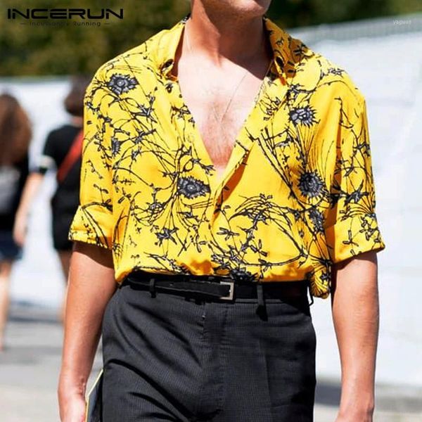 summer men hawaiian shirt printed lapel 2020 casual breathable camisa button short sleeve beach blouse streetwear s-3xl incerun1, White;black
summer men hawaiian shirt printed lapel 2020 casual breathable camisa button short sleeve beach blouse streetwear s-3xl incerun1, White;black