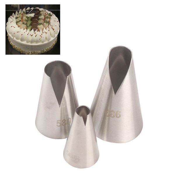 580s#580#686 nozzles cream decoration cake head steel icing piping nozzle pastry tool q1218 
580s#580#686 nozzles cream decoration cake head steel icing piping nozzle pastry tool q1218