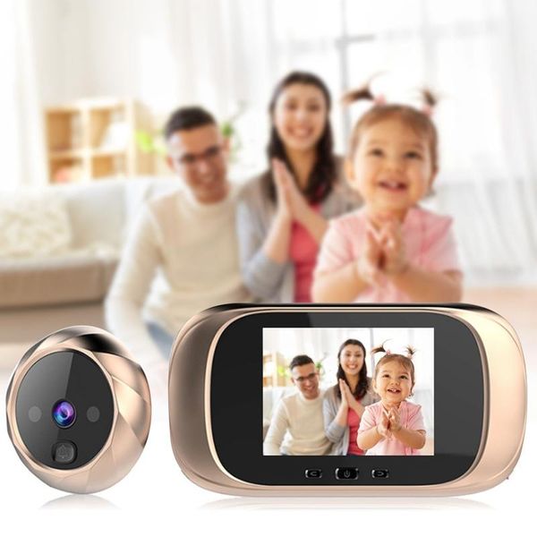 2.8 inch tft color screen digital doorbell 90 degree door eye doorbell electronic peephole door camera viewer outdoor bell
2.8 inch tft color screen digital doorbell 90 degree door eye doorbell electronic peephole door camera viewer outdoor bell