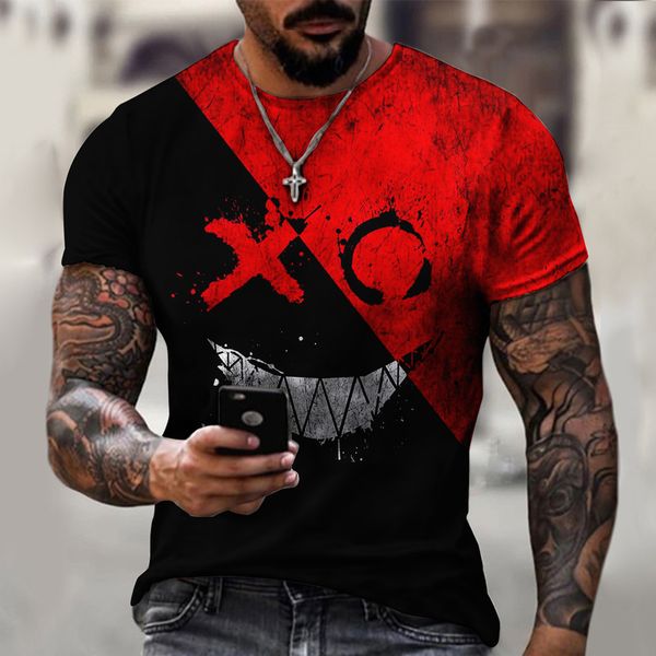 xoxo - men's 3d printed t-shirt, casual street cloth, large round neck sweatshirt, fashion, summer, 2021, White;black
xoxo - men's 3d printed t-shirt, casual street cloth, large round neck sweatshirt, fashion, summer, 2021, White;black