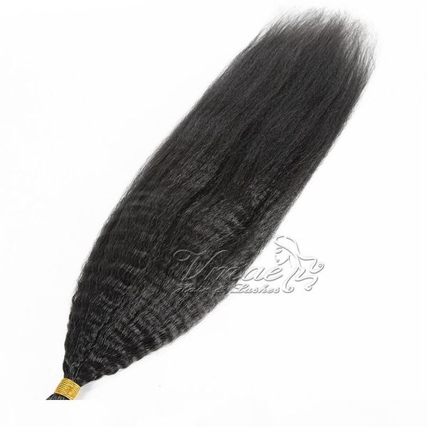 mongolian burmese natural color 1g strand 100g pre bonded kinky straight keratin stick i tip human hair extensions, Black
mongolian burmese natural color 1g strand 100g pre bonded kinky straight keratin stick i tip human hair extensions, Black