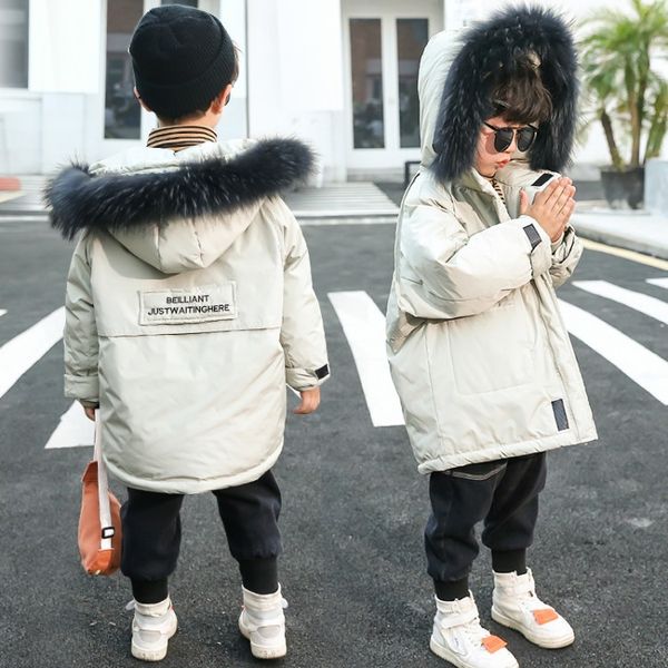 children's cotton clothes 2020 winter korean handsome boys hooded big fur collar fashion warm cotton clothes long quilt clothing, Blue;gray
children's cotton clothes 2020 winter korean handsome boys hooded big fur collar fashion warm cotton clothes long quilt clothing, Blue;gray