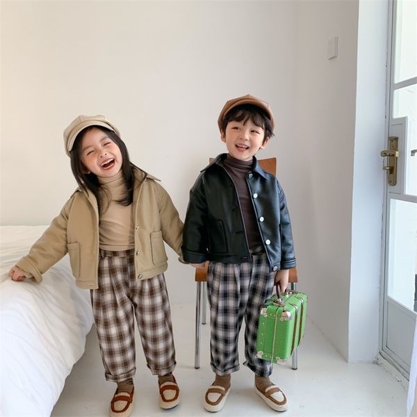 autumn winter fashion kids leather quilted jackets boys and girls warm thick soft leather coats 201106, Blue;gray
autumn winter fashion kids leather quilted jackets boys and girls warm thick soft leather coats 201106, Blue;gray