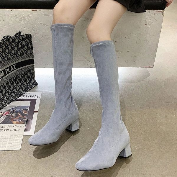 rimocy 2020 new high heel knee high boots women autumn stretch square toe long botas mujer slip on slim fit party shoes woman #oz4d, Black
rimocy 2020 new high heel knee high boots women autumn stretch square toe long botas mujer slip on slim fit party shoes woman #oz4d, Black
