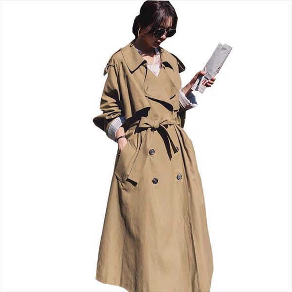 2019 autumn women trench coat with belt drouble breasted women clothes long khaki coat casaco feminino abrigo mujer trench femme, Tan;black
2019 autumn women trench coat with belt drouble breasted women clothes long khaki coat casaco feminino abrigo mujer trench femme, Tan;black