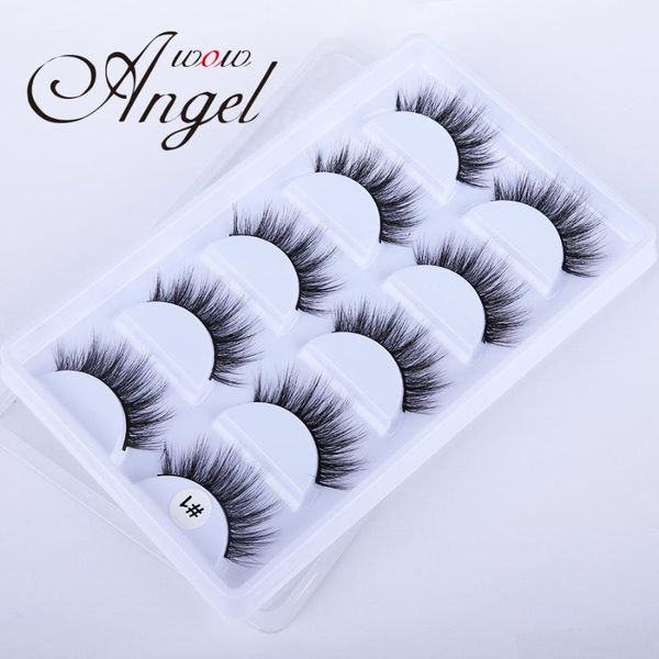 false eyelashes wowangel 5 pairs natural/thick long hair mink wispy eye lashes makeup beauty extension tools
false eyelashes wowangel 5 pairs natural/thick long hair mink wispy eye lashes makeup beauty extension tools