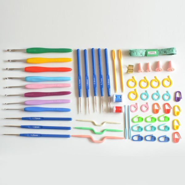 crochet hooks set 16 size soft handle crochet needles yarn weave knitting needles set with box, Black
crochet hooks set 16 size soft handle crochet needles yarn weave knitting needles set with box, Black