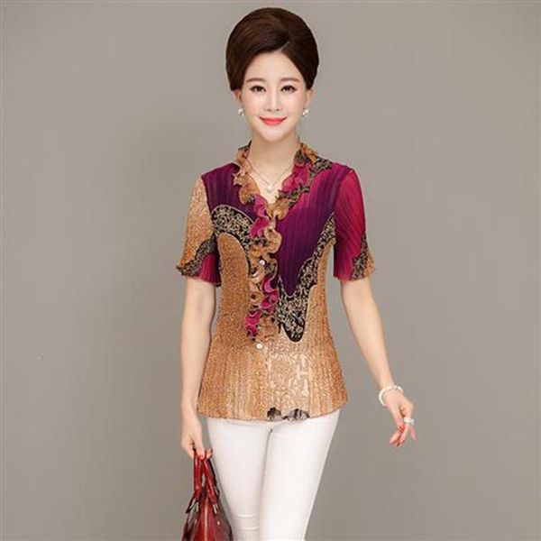 women's blouses & shirts spring autumn style chiffon temperament print v-neck long sleeve embroidery loose elegant df3287, White
women's blouses & shirts spring autumn style chiffon temperament print v-neck long sleeve embroidery loose elegant df3287, White