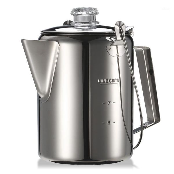 camp kitchen 9 cup marking stainless steel percolator coffee pot camping home office water kettle maker1
camp kitchen 9 cup marking stainless steel percolator coffee pot camping home office water kettle maker1