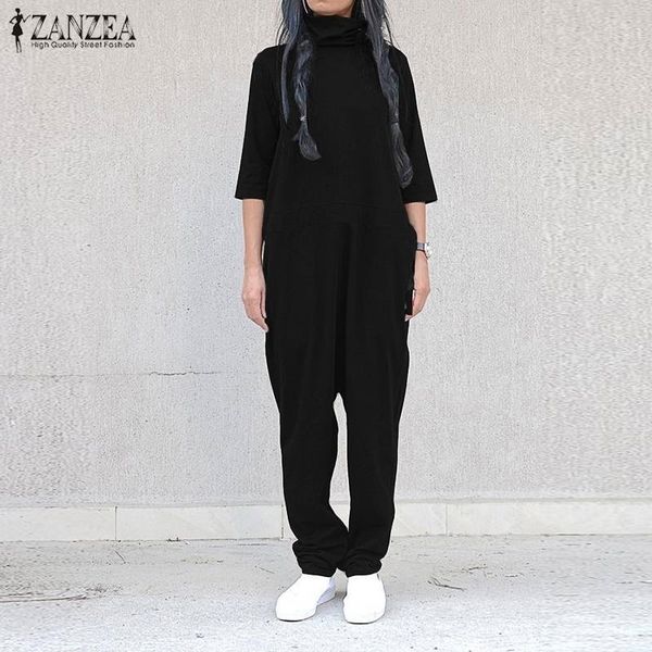 zanzea women's jumpsuit fashion ladies crew neck back zipper up overalls long harem pants playsuit combinaison mono mujer y200425, Black;white
zanzea women's jumpsuit fashion ladies crew neck back zipper up overalls long harem pants playsuit combinaison mono mujer y200425, Black;white