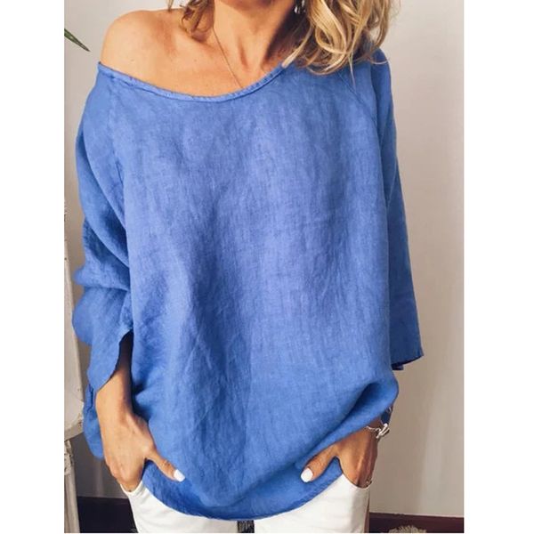 2021 new spring summer big female cotton and solid hemp shirt around neck sleeve three casual rooms axgs, White
2021 new spring summer big female cotton and solid hemp shirt around neck sleeve three casual rooms axgs, White