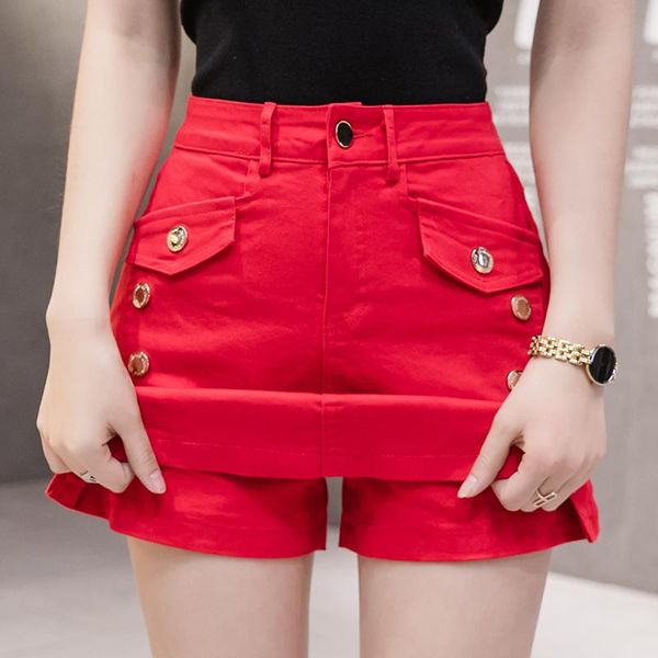 new fashion summer denim skirt shorts women streetwear jeans women's denim shorts high waist slim girls slit red femme, White;black
new fashion summer denim skirt shorts women streetwear jeans women's denim shorts high waist slim girls slit red femme, White;black