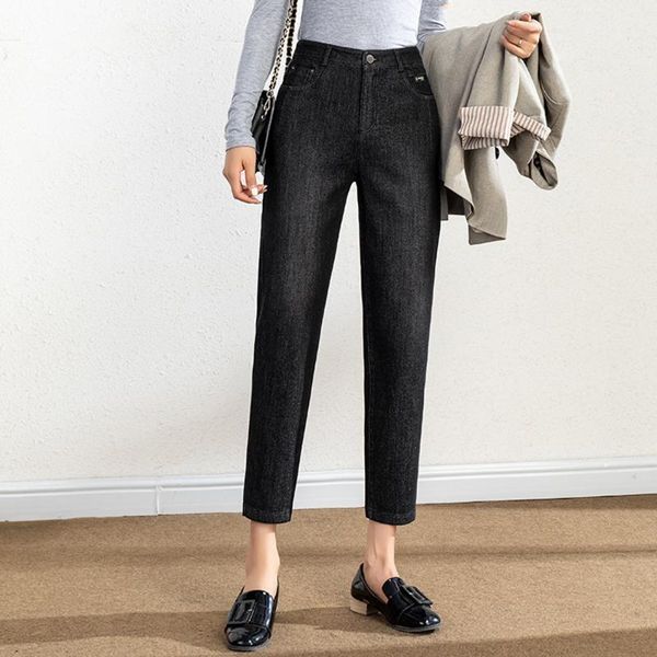 cropped denim jeans women high waisted solid black loose wholesale capri-pants leisure plus size harem jeans1, Blue
cropped denim jeans women high waisted solid black loose wholesale capri-pants leisure plus size harem jeans1, Blue