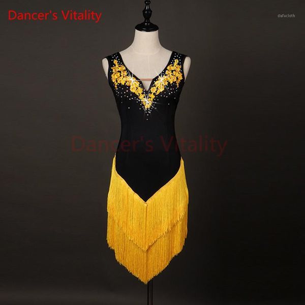 new latin dance skirt women custom made size classic stage tassel latin dancing costume dresses1, Black;red
new latin dance skirt women custom made size classic stage tassel latin dancing costume dresses1, Black;red