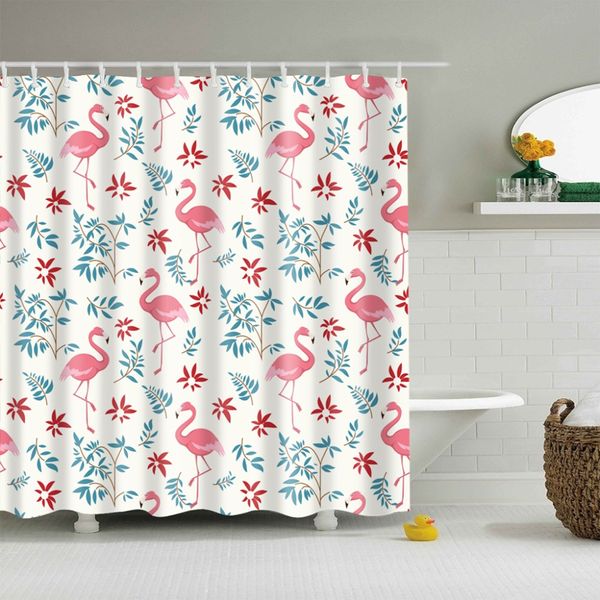 tropical animals flamingo shower curtains frabic waterproof polyester bathroom curtains with hooks 180x180cm
tropical animals flamingo shower curtains frabic waterproof polyester bathroom curtains with hooks 180x180cm