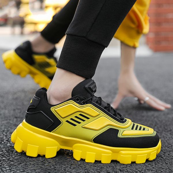 Mayforest Men Sneakers Fashion Black Yellow Men Casual Shoes Brand Designer Shoes Men High Quality Hip Hop Chunky Sneakers Big Size 39-46
Mayforest Men Sneakers Fashion Black Yellow Men Casual Shoes Brand Designer Shoes Men High Quality Hip Hop Chunky Sneakers Big Size 39-46