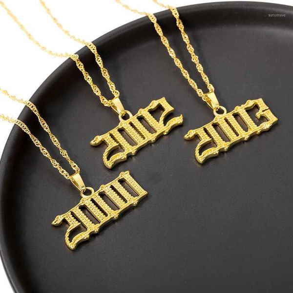 women's fashion jewerly 1985 - 2020 number year necklaces stainless steel birth date necklace collier femme friend gifts1, Silver
women's fashion jewerly 1985 - 2020 number year necklaces stainless steel birth date necklace collier femme friend gifts1, Silver