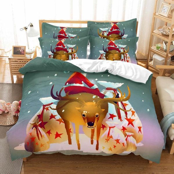 bedding sets christmas cartoon deer print duvet cover pillowcase 2/3pcs twin king size bedclothes1
bedding sets christmas cartoon deer print duvet cover pillowcase 2/3pcs twin king size bedclothes1