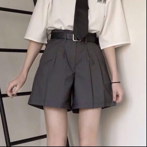 elegant style women solid loose suit shorts summer women high waist preppy srtle women summer solid shorts with waist sashes, White;black
elegant style women solid loose suit shorts summer women high waist preppy srtle women summer solid shorts with waist sashes, White;black
