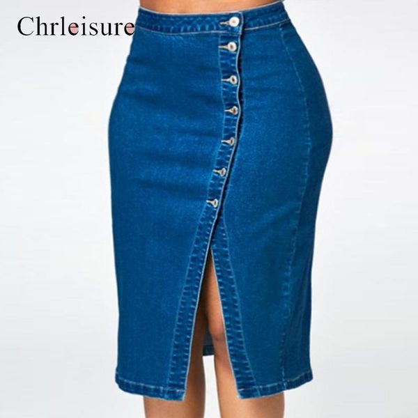 chrleisure summer denim skirt women skirts high waist 2019 new pocket button female skirt plus size blue jean1, Black
chrleisure summer denim skirt women skirts high waist 2019 new pocket button female skirt plus size blue jean1, Black