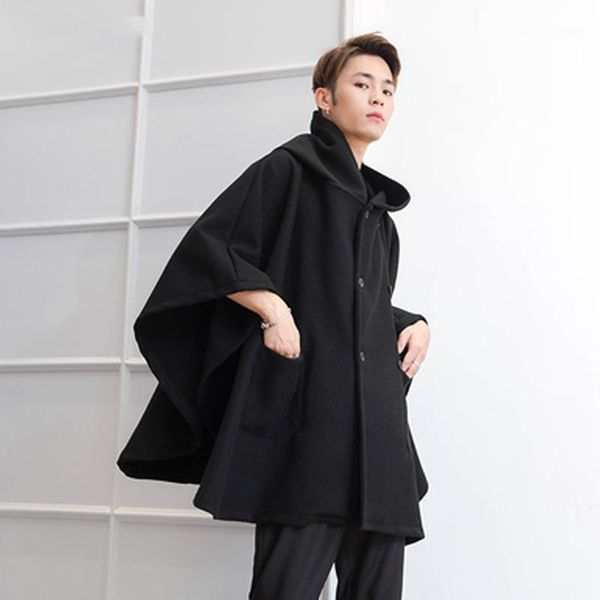 m-4xl double-breasted garden hooded cloak fashion casual loose woolen coat autumn and winter bat shirt tide male personality coa1, Black
m-4xl double-breasted garden hooded cloak fashion casual loose woolen coat autumn and winter bat shirt tide male personality coa1, Black