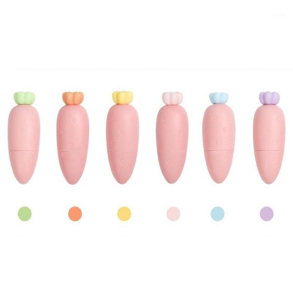 6pc creative cute strawberry carrot shape fluorescent highlighter hand account drawing pen marcador doodle pen child gift office1, Black;red
6pc creative cute strawberry carrot shape fluorescent highlighter hand account drawing pen marcador doodle pen child gift office1, Black;red