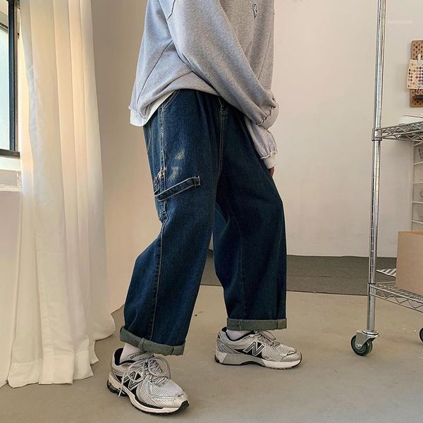 kolmakov men's wide leg jeans male hip hop pockets joggers loose trousers korean fashion cargo pants size s-3xl1, Blue
kolmakov men's wide leg jeans male hip hop pockets joggers loose trousers korean fashion cargo pants size s-3xl1, Blue